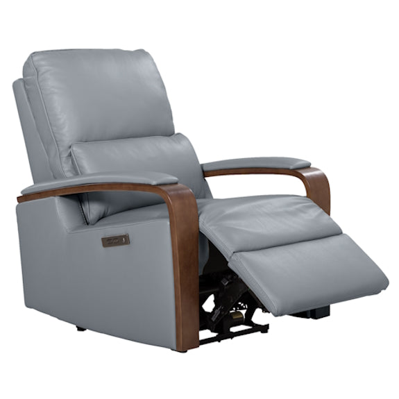 TREVISO TREVISO POWDER BLUE - LEATHER - 1S ELECTRIC RECLINER