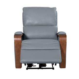 TREVISO TREVISO POWDER BLUE - LEATHER - 1S ELECTRIC RECLINER