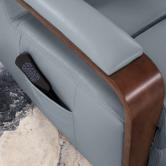 TREVISO REVISO POWDER BLUE - LEATHER - 1S LIFT CHAIR