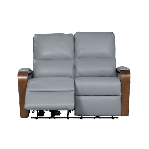 TREVISO TREVISO POWDER BLUE - LEATHER - 2S ELECTRIC RECLINER