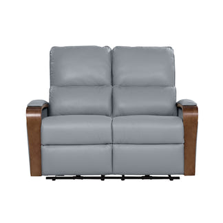 TREVISO TREVISO POWDER BLUE - LEATHER - 2S ELECTRIC RECLINER