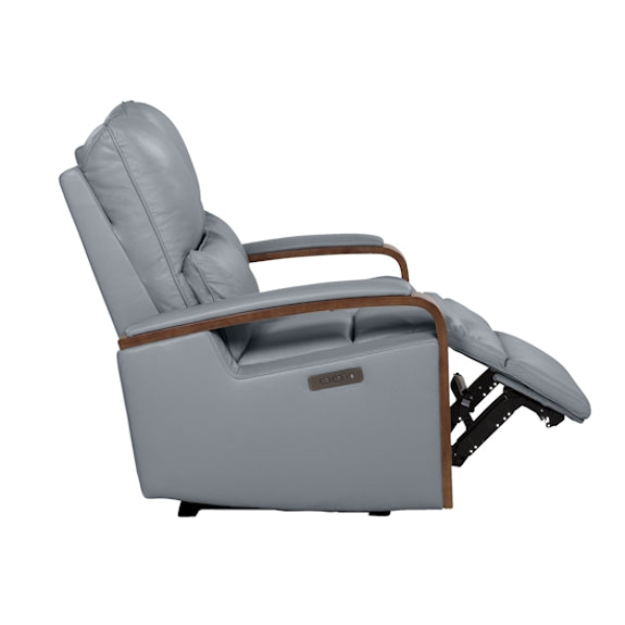 TREVISO TREVISO POWDER BLUE - LEATHER - 2S ELECTRIC RECLINER