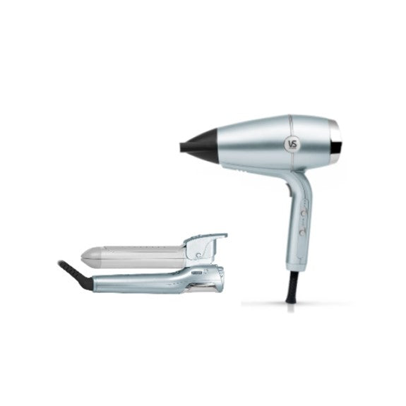 UNK HYDRO SMOOTH DRYER & STRAIGHTENER/ CURL TEAL BLUE SILVER 0