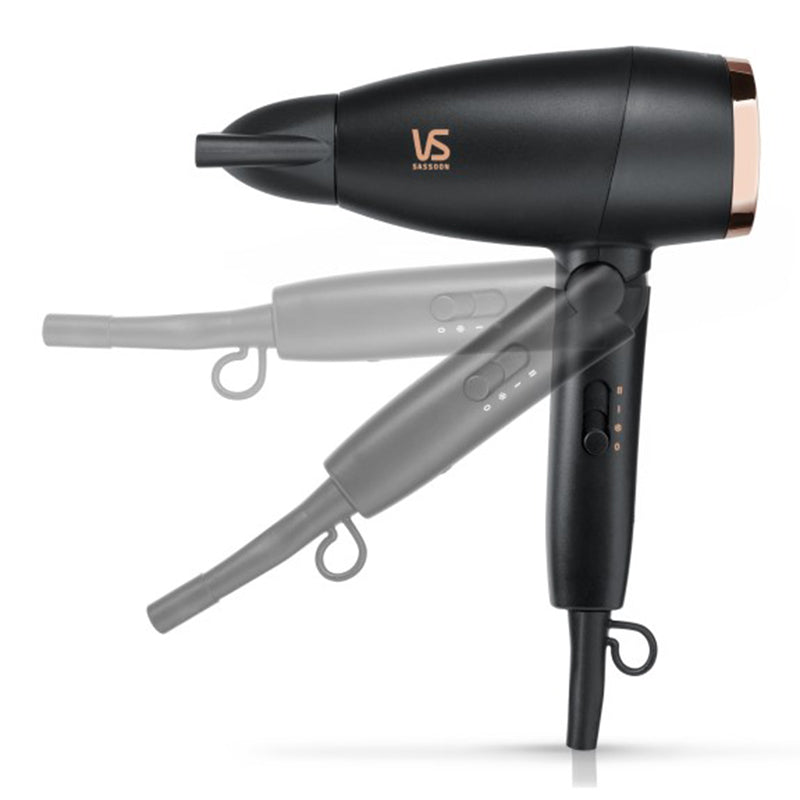 VSSASSOON PRO WANDERLUST HAIR DRYER BLACK/ROSE GOLD 1600W