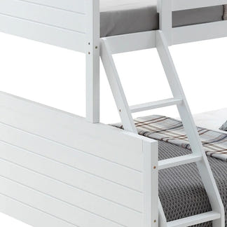WELLING WELLING BUNK BED - SINGLE OVER DOUBLE - WHITE
