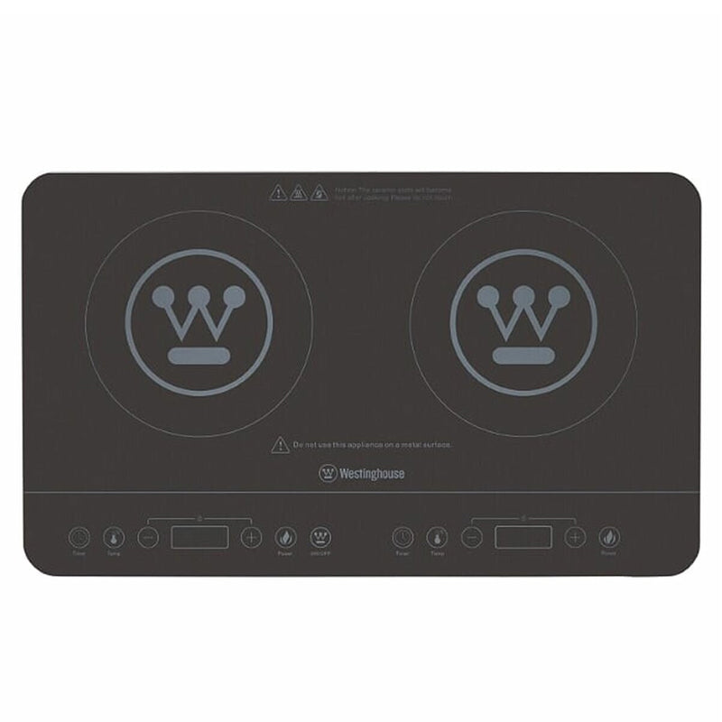 WESTINGHOUSE TWIN INDUCTION COOKTOP 1400W