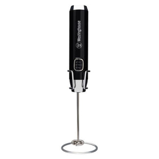 WESTINGHOUSE MILK FROTHER - BLACK CORDLESS SLIM DESIGN