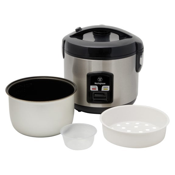 WESTINGHOUSE RICE COOKER - STAINLESS STEEL 6 CUP