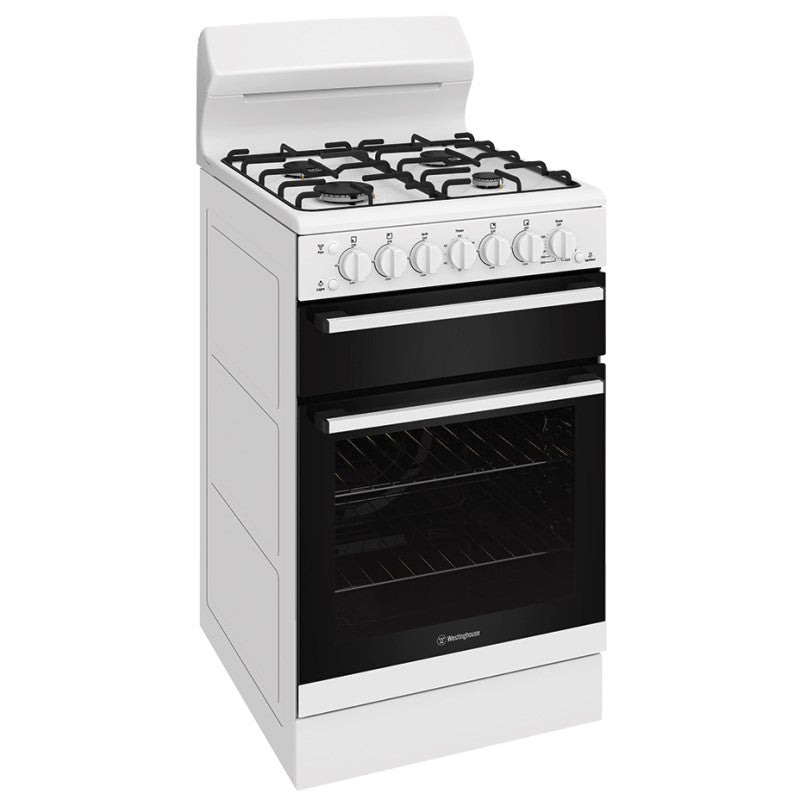 WESTINGHOUSE GAS FREESTANDING OVEN WITH SEPARATE GAS GRILL 54cm