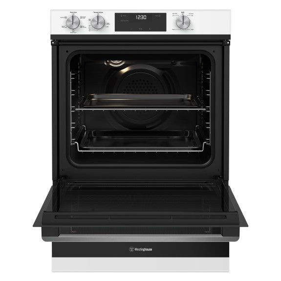WESTINGHOUSE MULTI-FUNCTION 5 OVEN WITH SEPARATE GRILL WHITE 60CM