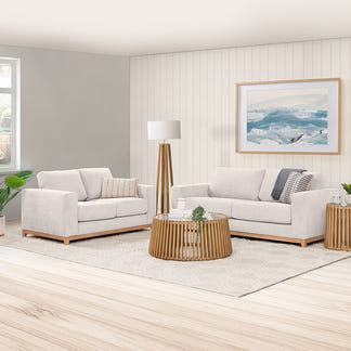 WILLOW WILLOW IVORY - FABRIC - 2 SEAT LOUNGE