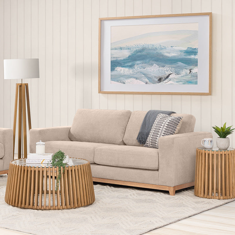 WILLOW WILLOW CHAMPAGNE - FABRIC - 3.5 SEAT LOUNGE