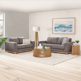 WILLOW WILLOW DARK GREY - FABRIC - 3.5 SEAT LOUNGE