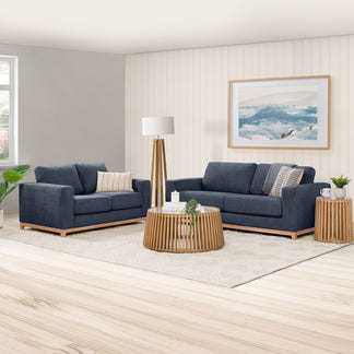 WILLOW WILLOW AZURE - FABRIC - 3.5 SEAT LOUNGE
