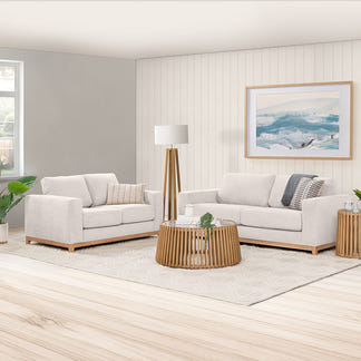 WILLOW WILLOW IVORY - FABRIC - 3.5 SEAT LOUNGE