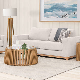 WILLOW WILLOW IVORY - FABRIC - 3.5 SEAT LOUNGE