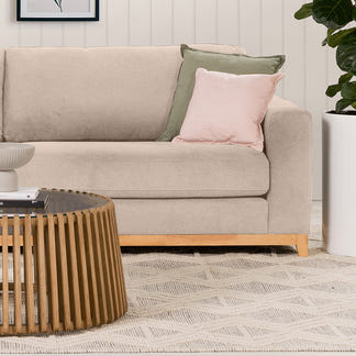 WILLOW ILLOW CHAMPAGNE - FABRIC - 4S SEAT LOUNGE