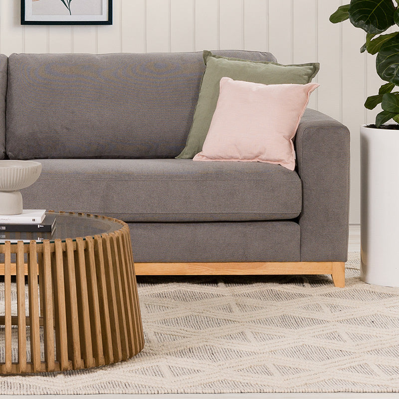 WILLOW WILLOW DARK GREY - FABRIC - 4S SEAT LOUNGE