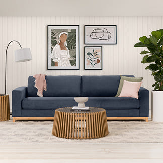 WILLOW WILLOW AZURE - FABRIC - 4S SEAT LOUNGE