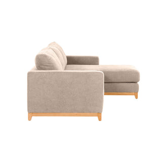 WILLOW WILLOW CHAMPAGNE - FABRIC - 3S SEAT LOUNGE + RHF CHAISE