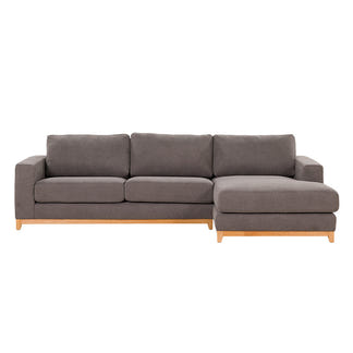 WILLOW WILLOW DARK GREY - FABRIC - 3S SEAT LOUNGE + RHF CHAISE