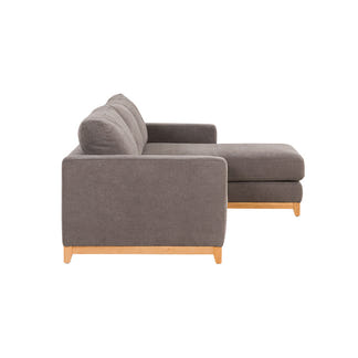 WILLOW WILLOW DARK GREY - FABRIC - 3S SEAT LOUNGE + RHF CHAISE