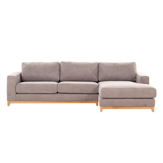 WILLOW WILLOW LIGHT GREY - FABRIC - 3S SEAT LOUNGE + RHF CHAISE
