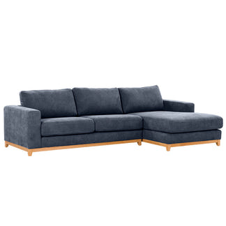 WILLOW WILLOW AZURE - FABRIC - 3S SEAT LOUNGE + RHF CHAISE