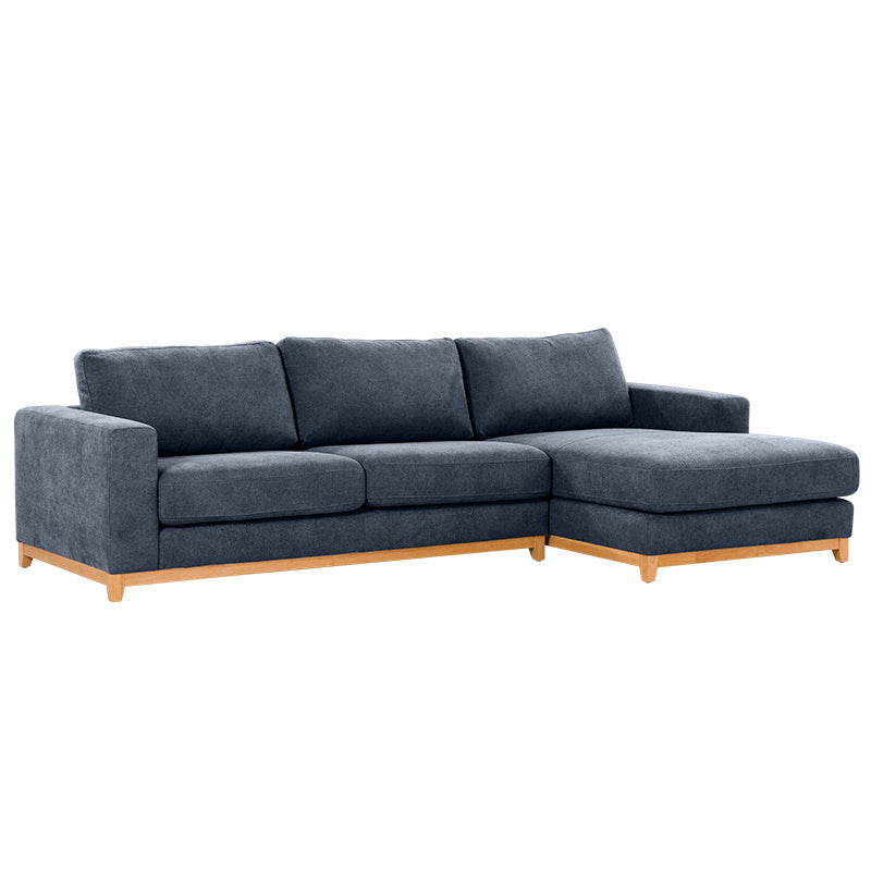 WILLOW WILLOW AZURE - FABRIC - 3S SEAT LOUNGE + RHF CHAISE