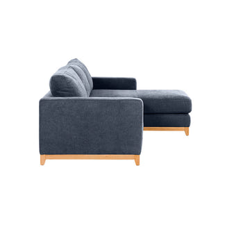 WILLOW WILLOW AZURE - FABRIC - 3S SEAT LOUNGE + RHF CHAISE