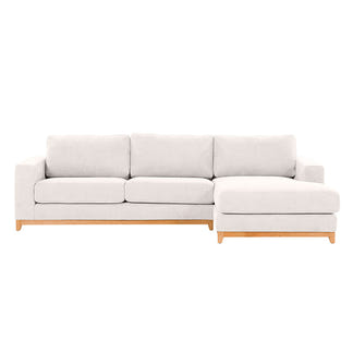 WILLOW WILLOW IVORY - FABRIC - 3S SEAT LOUNGE + RHF CHAISE