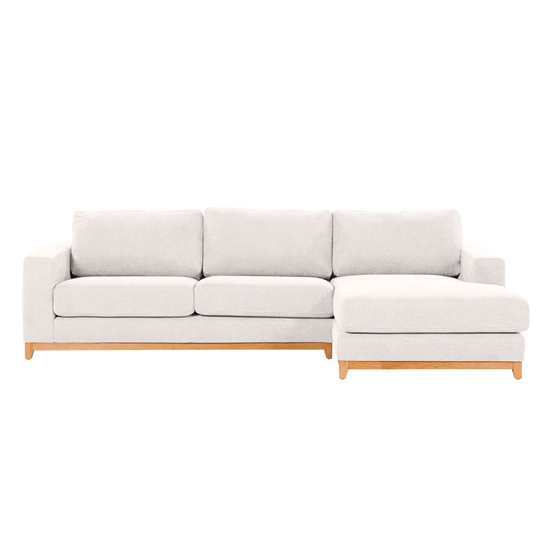 WILLOW WILLOW IVORY - FABRIC - 3S SEAT LOUNGE + RHF CHAISE