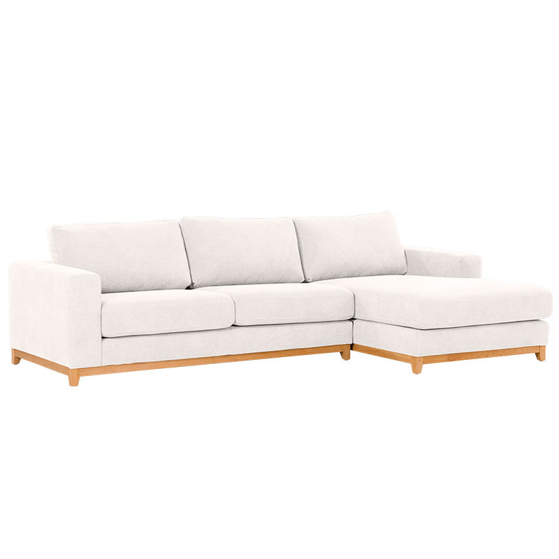 WILLOW WILLOW IVORY - FABRIC - 3S SEAT LOUNGE + RHF CHAISE