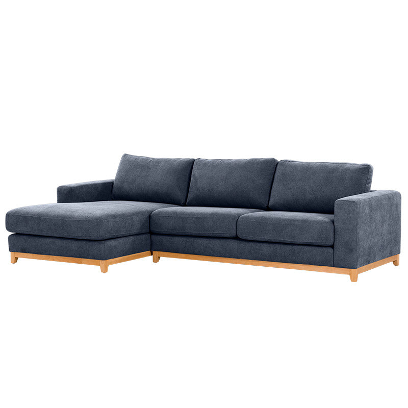 WILLOW WILLOW AZURE - FABRIC - 3S SEAT LOUNGE + LHF CHAISE