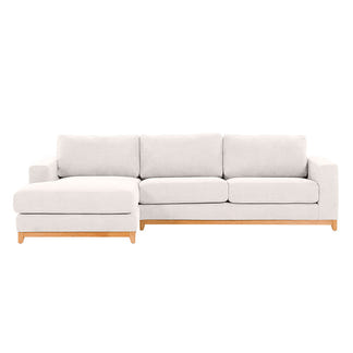 WILLOW WILLOW IVORY - FABRIC - 3S SEAT LOUNGE + LHF CHAISE