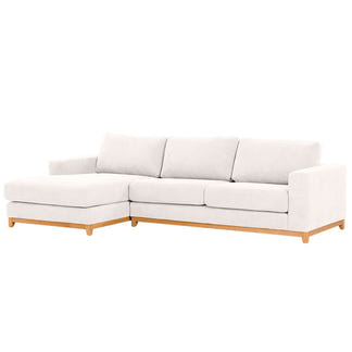 WILLOW WILLOW IVORY - FABRIC - 3S SEAT LOUNGE + LHF CHAISE