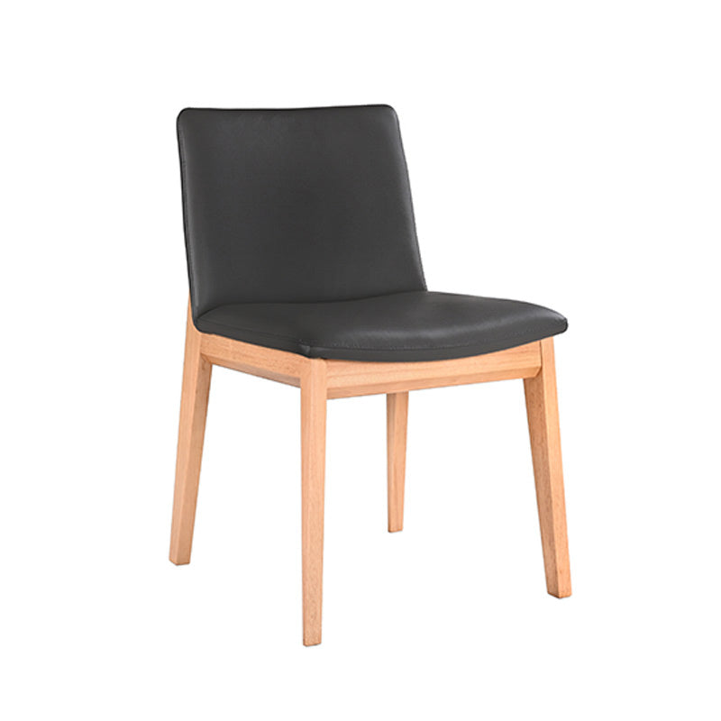 WILSON WILSON DINING CHAIR - LEATHER BLACK