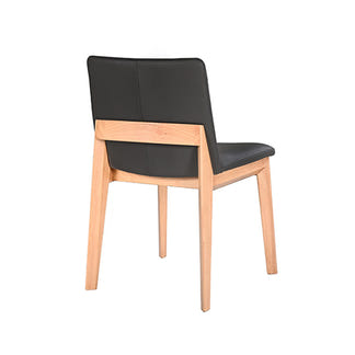 WILSON WILSON DINING CHAIR - LEATHER BLACK